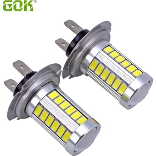 2 x High Power light h4 H7 LED Light 30w 5730 Led Chip 33SMD Fog Light Headlight Driving Car Light Auto Lamp Bulb Fog lamp