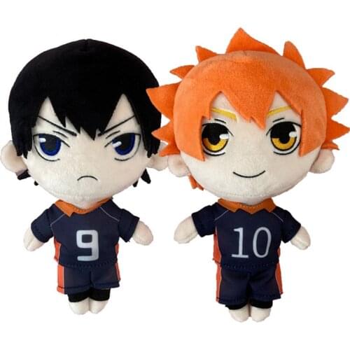 20cm Haikyuu Plush Doll Anime Volleyball Soft Stuffed Doll Haikyuu!! Hinata Shoyo Tobio Kageyama Plush Pillow Kids Toy Dolls