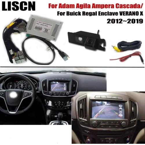 Reversing Camera Adapter For Opel Adam Agila Ampera / Buick Regal Enclave VERANO 2011~2019 Original Screen Parking Rear Camera