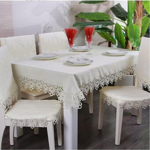 Specializing in the production of home furnishings, new lace tablecloth, simple sofa towel, supporting customized window mats