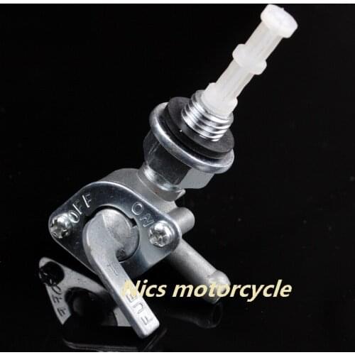 Aluminium Fuel Tank Tap Filter Petcock Switch 70-125CC Motorised Motorized Bicycle Dirt PIT Bike