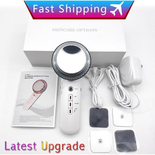 Household SPA Facial Skin Slim Blackhead Cleaner Acne Pore Remover Ultrasonic LED Photon Patch Galvanic RF EMS Infrared Therapy