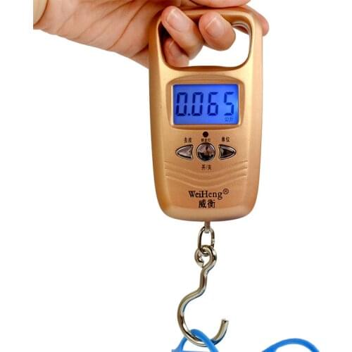 LCD Digital Hanging Luggage Scale Electronic Portable Travel Luggage Weight Scale with Hooker