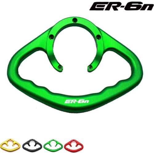 For KAWASAKI ER-6N Motorcycle Accessories CNC Passenger Grips Hand Grip Tank Grip Handles Armrest