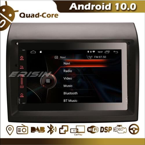Erisin ES4274F CarPlay Car Head Unit for Citroën Jumper Fiat Ducato Peugeot Boxer Android 10 DSP GPS Navi DAB+ FM Bluetooth OBD