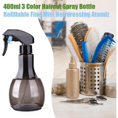 400ml Hairdressing Spray Bottle Refillable Haircut Hair Salon Water Sprayer Barber Styling Plastic Haircut Water Mist Sprayer