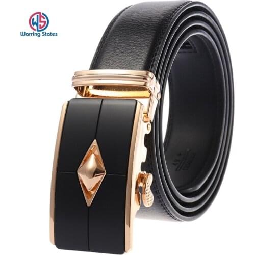 Famous Brand Belt, New Male Cowhide Belt with Automatic Buckle for Men, Luxury Belts 110cm-130cm for Men Ceinture Homme