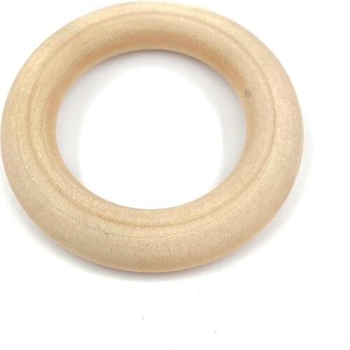 DIY Wooden Rings 20-100mm Circles Beads Unfinished Natural Wood ringsEco-Friendly Connectors 2-10CM Wood Toy