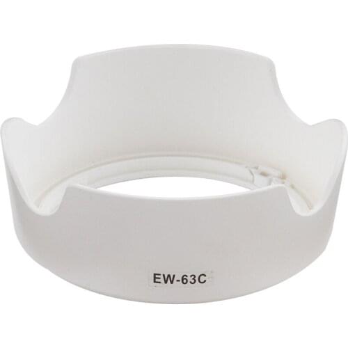 NEW White EW-63C ew63c camera lens hood accessories 58mm for Canon 700D 760D EF-S 18-55mm f/3.5-5.6 IS STM good quality Foleto