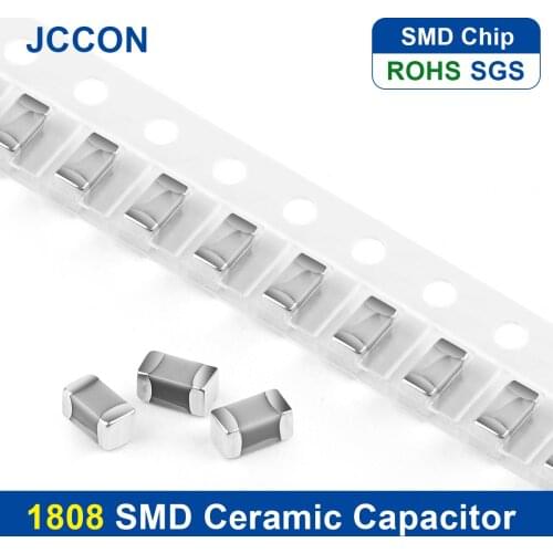 10Pcs 1810 SMD Thick Film Hjxrhgal Chip Multilayer Ceramic Capacitor 100uF 107K 6.3V 10V 16V 25V 50V 107M 6.3V Capacitors