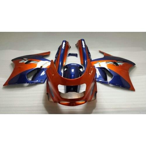 Orange blue Fairing kit for KAWASAKI Ninja ZZR11001993 2001 2003 ZX-11 ZZR1100D 93 01 02 03 Motorcycle Fairings set +7gifts KP43