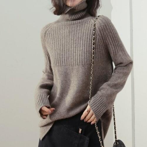 Thick Warm Turtleneck Cashmere Sweater Women 2021 Winter Knit Sweter Jumper Female jersey Pullover Pull Femme Hiver