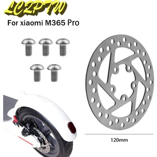 High Quality 110/120mm Brake Pads Disc Rotor Pad Replacement with Screws for xiaomi Mijia M365 pro Electric Scooter Accessrioes