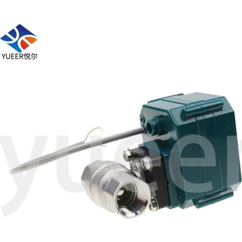 Yueer 3/4" IP67 SS304 Home Automation Wireless Tuya WiFi ZigBee Control Smart Water Valve