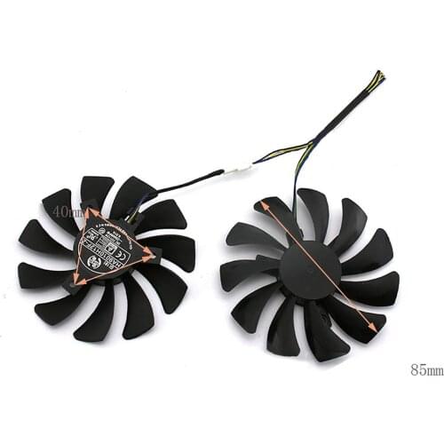 2pcs Graphics Card Cooling Fan Dual Cooler HA9010H12F-Z for MSI GeForce GTX1660 GTX 1660Ti RTX 2060 VENTUS XS C 6G OC Parts