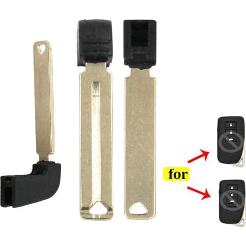 RIOOAK 10pcs/lot insert emergency key blade for Lexus GS350 GS450h IS250 IS350 RC350 ES300h ES350 SMART REMOTE KEY uncut TOY48
