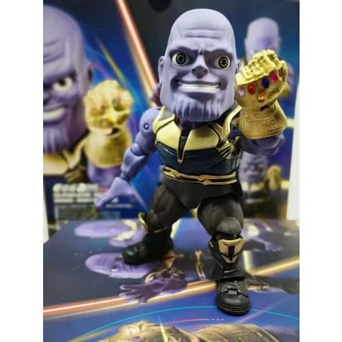 EGG Marvel Avengers Infinity War Thanos 25cm BJD Super Hero Cute Figure Model Toys for Children