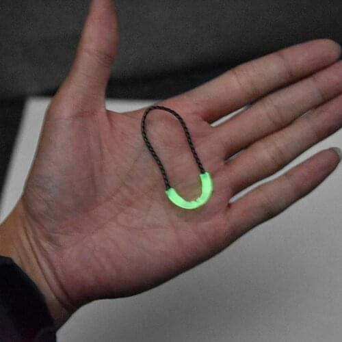 10Pcs Multifunctional Luminous Zipper Puller Camping Zip Extension Pull Rope for Backpack Outdoor Tools