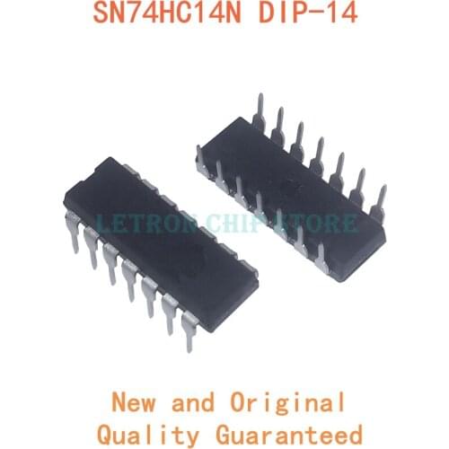 10PCS SN74HC14N DIP14 SN74HC14 DIP 74HC14N 74HC14 DIP-14 HD74HC14P new and original IC