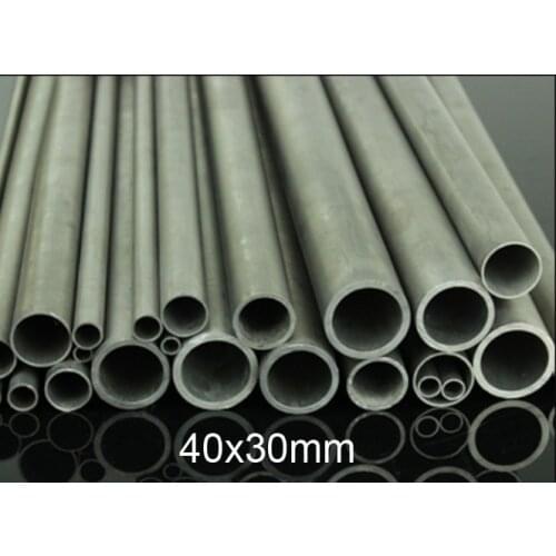 40mm od 40x30mm 5mm thick gr2 seamless titanium tube grade 2 Titanium Pipe heating titanium alloy pipe Industrial ti pipe TA2