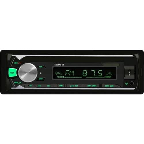 508 12V Car Bluetooth U Disk/TF Card/AUX/FM Radio Audio Stereo MP3 Player Car Electronics Intelligent System Multimedia- Player