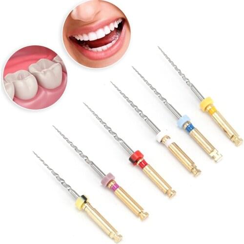 6 Pcs Professional Dental Root Canal Niti File Endodontic Needles Dental Instrument SX-F3 Cleaning Oral Hygiene Care Dentist Use