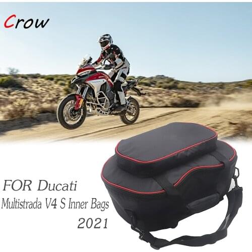 Motorcycle Accessories MULTISTRADA v4 FOR Ducati Multistrada V4 S 2021 Inner Bags For Plastic Side Panniers Cases