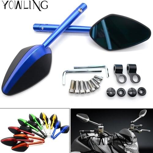 CNC Aluminum Side Mirrors Accessories Motorcycle Rearview Mirror For Honda CB1000R Grom MSX 125 CB1100 CB1300 CB1100SF X11