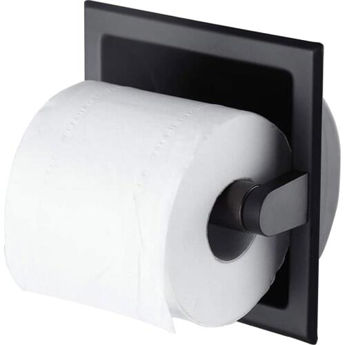 Tissue Rack Built-in Toilet Paper Holder Holders Wall Recessed Stainless Steel Bathroom Storage Mounted Durable Roll Dispenser