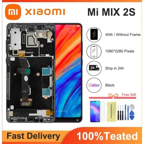 Original For 5.99 Xiaomi Mi Mix 2S LCD Display Touch Screen New Digitizer Replacement Assembly Glass Panel For Xiaomi Mi Mix 2S