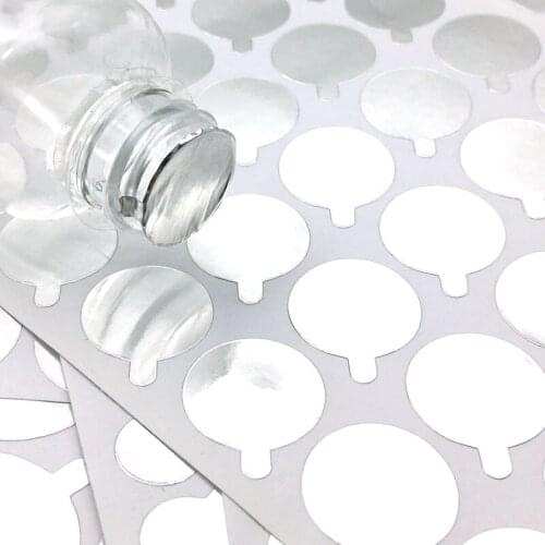 Foil Seals Sticker 10/12/15/18/21/25/28/30mm for Cosmetic Tube Jars foil film sticker seal bottle Mouth Seals