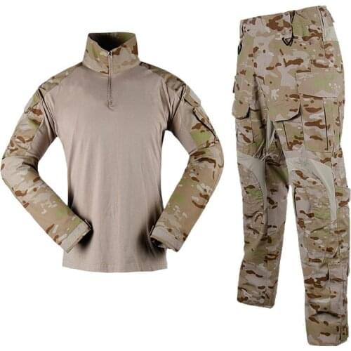 Camouflage Tactical Military Uniform Multicam Special Forces Soldier Suit Combat Shirt Pants Tactics Airsoft Militaire