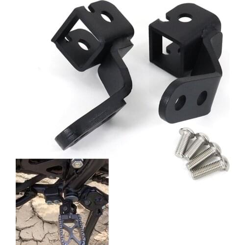 Aftermarket Footpeg Lowering Plate Foot Peg Lowering Kits Fit For KAWASAKI KLR650 1987-2018 KLR 650 LOWERING FOOT PEG MOUNTS