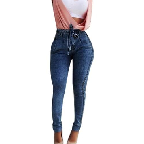 Fashion Jeans Women Denim Skinny Pants High Waist Stretch Jeans Slim Pencil Jeans Women Casual Jeans