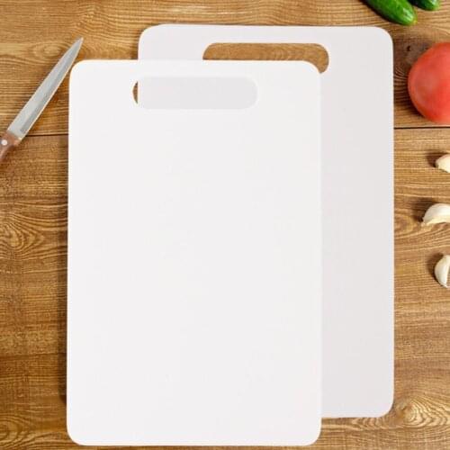 1PC Moldproof Kitchen Household Fruit Polyethylene Resin Plastic Large Cutting Chopping Board Knife Mildew Proof PP Blocks 250gE