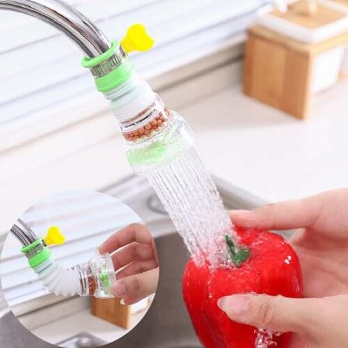 Useful Water Saving Faucet Extender Flexible Sink Tap Sprayer Adjustable Faucet Adapter Nozzle Filter Faucet Extender Booster