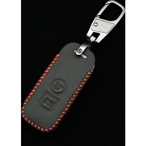 New Style Leather Key Case For Honda X ADV SH 300 150 125 Forza 300 125 PCX150 2018 Motorcycle Scooter 2 Button Smart Key Cover