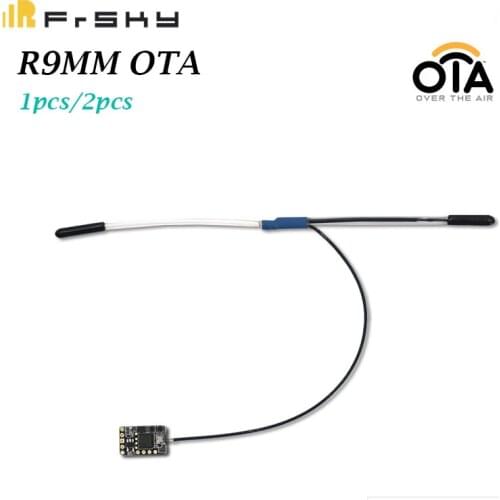 Original FrSky R9mm ota with T antenna R9 mm OTA Receiver 915Mhz Long range S.port Redundancy compatible with R9M firmware