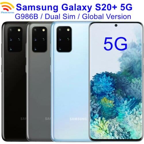 Samsung Galaxy S20+ S20 Plus 5G G986B/DS 90% New Smartphone Global Version 6.7" 12GB RAM 128GB ROM NFC 4 Camera Exynos Original