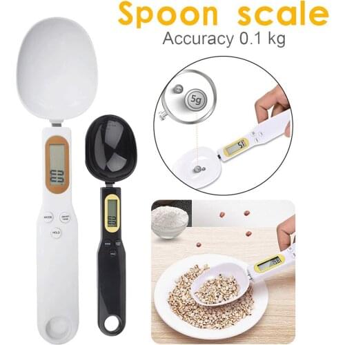 500g/0.1g Portable LCD Digital Kitchen Scale Measuring Spoon Gram Electronic Spoon Weight Volumn Food Scale Baking Supplies