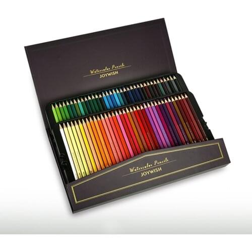72 Colors Professional Watercolor Pencils Artistic Oil Color Pencils For Drawing Set wooden Colored Student Gifts Art Supplies