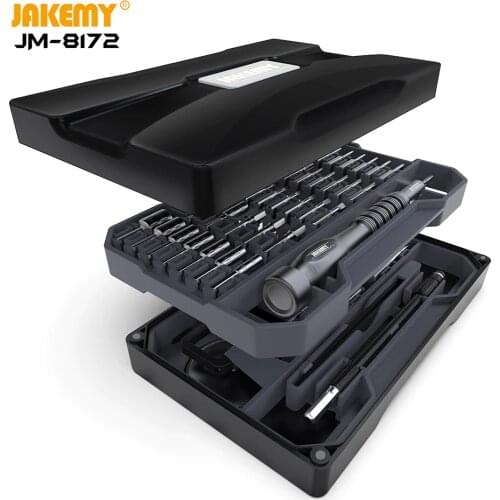 JAKEMY Professional Screwdriver Set for Iphone Repair Magnetic Bits Screwdriver Multifunctional Tool Mini Hand Tools Case