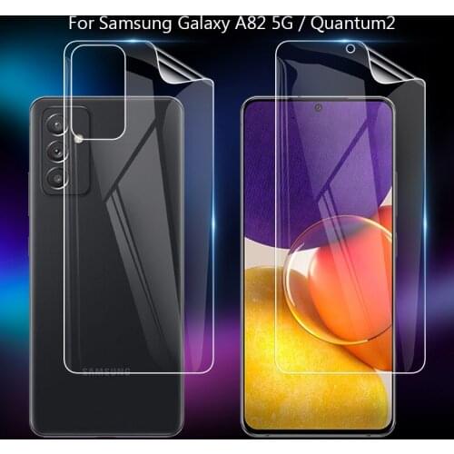 For Samsung Galaxy A82 5G Quantum2 Clear TPU / Matte Anti-Fingerprints Hydrogel Full Cover Soft Screen Protector Film (Not Glass