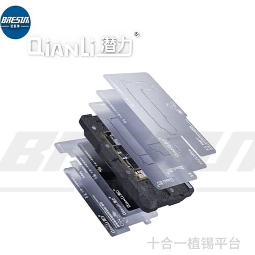 QIANLI Ten-In-One Planting Station Supports X/11/12 Series Middle-Level Tin Stable High Temperature Motherboard Repair Station