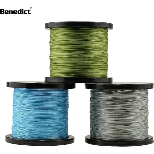 Fishing braid line 4 strands Braided Wire 1500M 2000M pe line online shopping tackle 6-100LBS sea ice Ocean fishing thread