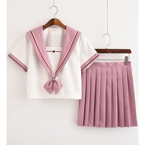 Sweet Lolita School Uniform 2021 New Spring Summer Cosplay Costume Sailor Suit Japanese Novelty School Girls Graduation Clothing