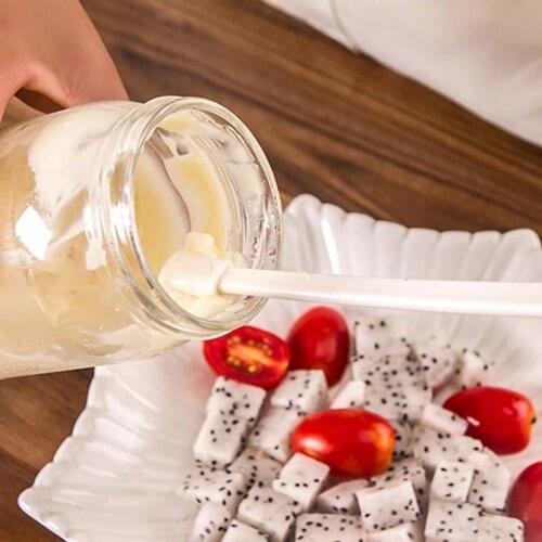 Silicone Pastry Long Bottle Scraper Batter Spatula Jam Ketchup Cake Long Handle Model Baking Scraper Tool