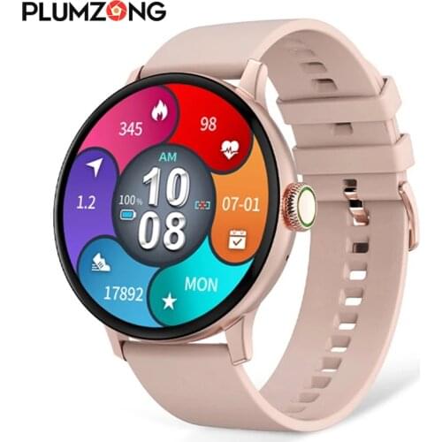 2021 New Smart Watch Women Full Touch ECG+PPG Heart Rate Tracker Blood Pressure Oxygen Women Smartwatch Men for IOS Android