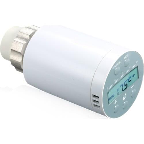WiFi Smart Thermostatic Radiator Valve For Alexa Google For Water/Electric floor Heating Water/Gas Works Temperature Controller