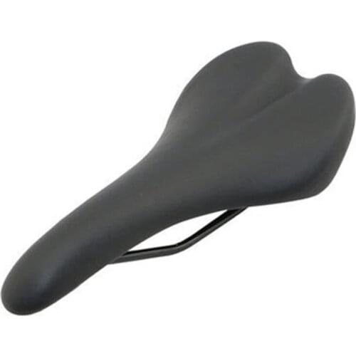 Road Bicycle Saddle Vintage PVC Leather Cushion Bike Seat Old Style High Carbon Steel Bow Cycling Parts